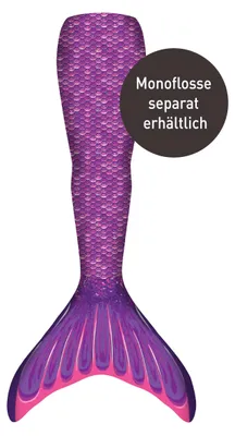 Produktbild von Fin Fun Stoff OHNE MONOFLOSSE, Lila, Youth L/XL (140-164)