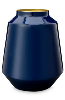 Produktbild von Pip Studio Metall-Vase Blue 29 cm dekorativ und robust