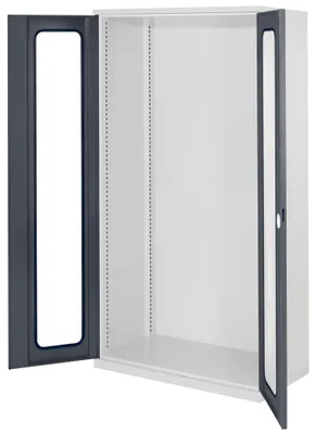 Produktbild von Kappes Schwerlastschränke ohne Mitteltrennwand 1950x1000x600mm Modell 40 Sichtfenstertüren anthrazitgrau