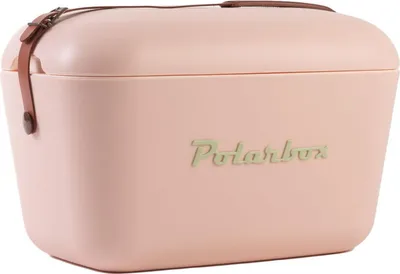Produktbild von Polarbox 20L Kühlbox Retro Design Camping Kühltasche Vintage - Farbe: Nude/Marron