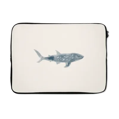 Produktbild von MuchoWow® Laptop Hülle 13 Zoll Fisch - Meer - Aquarell Laptoptasche - Laptophülle - Sleeve - Rundumschutz