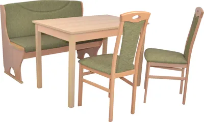 Produktbild von Sitzgruppe 4tlg. mit Esstisch 104x67 cm