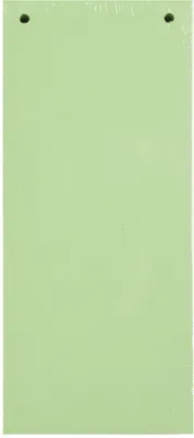 Produktbild von EXACOMPTA Trennstreifen 24 x 10,5 cm (B x H) 180g/m² Karton grün 100 St./Pack.