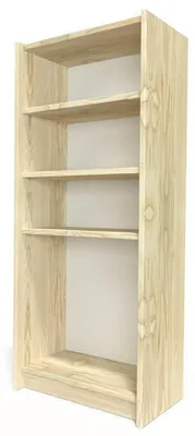 Immagine prodotto di Libreria in legno - Grezzo (senza vernice)