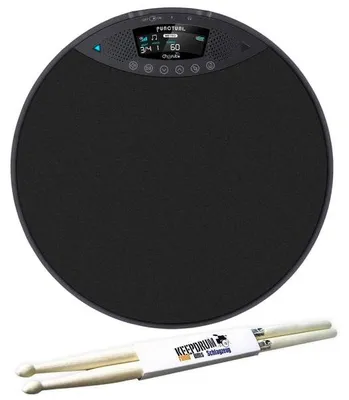 Produktbild von Cherub Übungspad DP-970 elektronsiches Drum-Pad mit Drumsticks