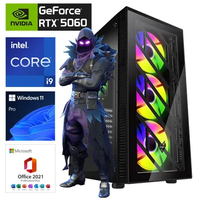Produktbild von High End Gaming PC - Intel® Core™ i9-11900K - 32 GB DDR4 RAM - 1 TB SSD - Nvidia GeForce RTX 5060 - Windows 11 Pro - MS Office 2021