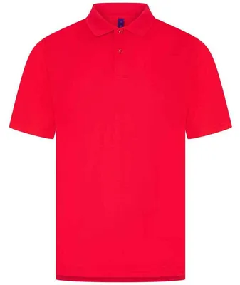 Produktbild von Henbury - Poloshirt für Herren, Feuchtigkeitsabweisend, CoolPlus LT5768 (L) (Rot)
