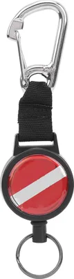Image de Plongée Acier inoxydable Fil élastique Lanyard Antilost Porte-clés BCD Accessoires