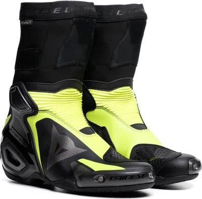 Produktbild von Dainese Axial 2 Motorradstiefel Herren schwarz / gelb-fluo 46