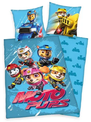 Produktbild von Paw Patrol Wende Bettwäsche Set 2 tlg.135x200cm 80x80cm