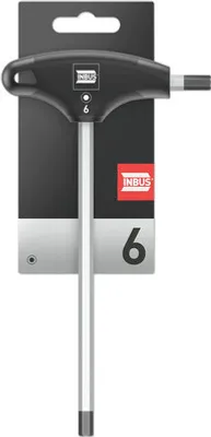 Produktbild von INBUS® 70099 T-Griff Schraubendreher 6mm, mit HybridTouch