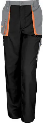 Produktbild von Result WORK-GUARD R318X | Work-Guard Lite Arbeitshose - Farbe: Black/Grey/Orange - Größe: XL