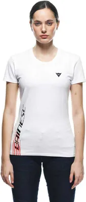 Produktbild von Dainese Logo Kurzarm-t-shirt Weiß L Frau Weiß L