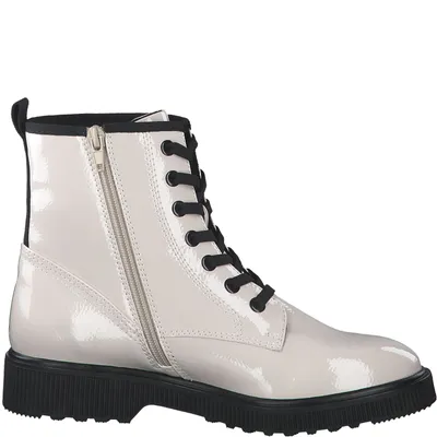 Produktbild von s.Oliver Damen Stiefelette Schnürboot Reißverschluss 5-25232-29, Größe:40 EU, Farbe:Beige