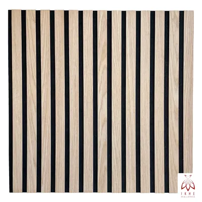Produktbild von Leichte Lamellen 3d Paneele 1mm Echtholz 9mm Filz Wandpaneele Deckenpaneele Dekoren 11001A