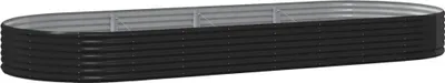 Immagine prodotto di Letto rialzato Acciaio verniciato a polvere 373x140x36 cm Antracite