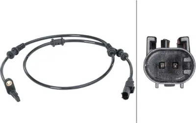 Produktbild von HELLA ABS Sensor Raddrehzahl Vorne passend für MERCEDES-BENZ B-Klasse (W246, W242) 6PU 012 679-871