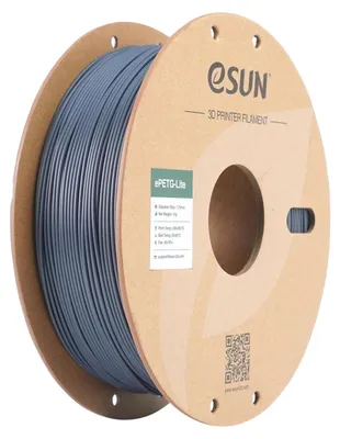 Produktbild von eSUN Hohe Zähigkeit PETG Basic 1.75mm Filament, Grau, 1KG