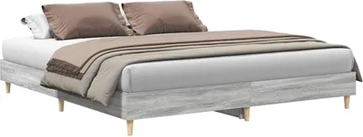 Obrázok produktu pre vidaXL Rám postele bez matraca Grey Sonoma 180x200 cm materiál na báze dreva