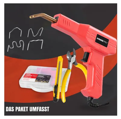 Image de Pistolet Strend Pro, a souder, pour soudure plastique, 43 W, avec accessoires