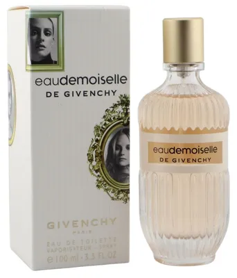 Givenchy Eaudemoiselle Eau de Toilette mit Verpackung und geriffeltem Glasflakon, eleganter Damenduft 100 ml