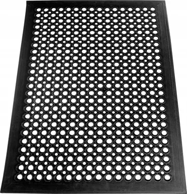Obrázek produktu pro Deco4Home Gumová rohožka | 120x180cm | s Raidem | Černá