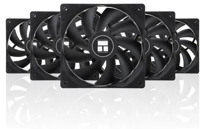 Obrázek produktu pro Chladič procesoru Thermalright TR TL-C12C X5, černý ventilátor, PC ventilátor s otáčkami 1550 ot/min, 120mm chladič pro počítačovou skříň, PWM ventilátor pro chlazení skříně, vodního chlazení a procesoru – C12C X5