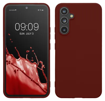 Produktbild von kwmobile Handyhülle für Samsung Galaxy A54 5G Hülle - TPU Case - Kabelloses Laden - Schutzhülle Cover in Tawny Red