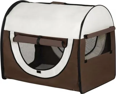 Obrázek produktu pro Cestovní box na přepravu malých zvířat PAWHUT D1-0152, hnědý - B