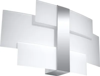 Produktbild von Wandleuchte CELIA chrom 2xG9 8W Stahl/Glas 23x7x42cm Sollux Lighting