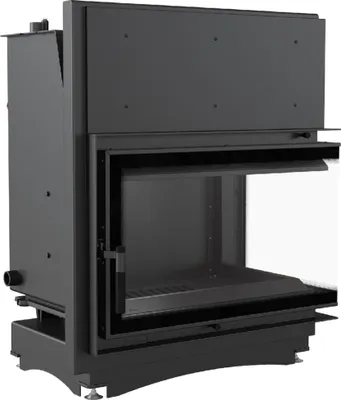 Produktbild von Wasserführender Kamineinsatz KRATKI ZUZIA DECO rechts 12 kW Ø 200
