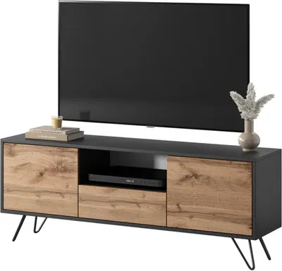 Produktbild von TV-Schrank Medienmöbel TV-Lowboard Fernsehkommode Medienkonsole