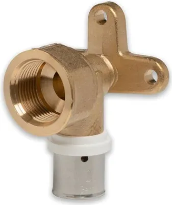 Produktbild von Selfio-Press Aluverbund Pressfitting  Wandwinkel 20 x 2 - 3/4' - 52 mm TH + U Kontur DVGW