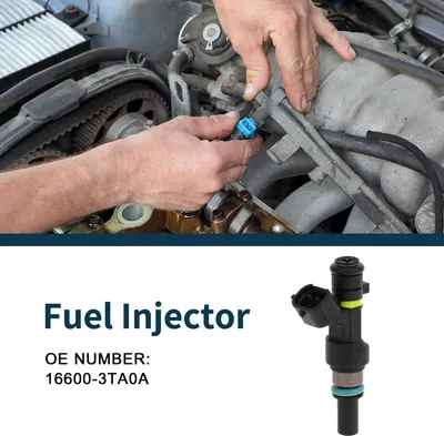 Image de Injecteur De Carburant Pour Nissan Altima 2.5 2013-2014 Débit Correspondant No.16600-3Ta0A Buse De Carburant Noire 1 Pc