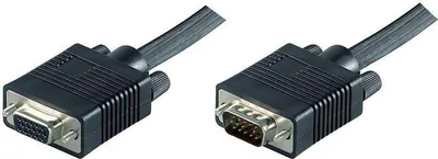 Zdjęcie produktu dla Microconnect MONGH5B, 5 m, VGA (D-Sub), VGA (D-Sub), Męska, Żeńska, Czarny