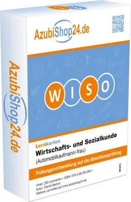 Produktbild von Wirtschafts- und Sozialkunde Automobilkaufmann Prüfungsvorbereitung WISO Prüfung