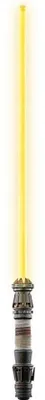 Zdjęcie produktu dla Star Wars The Black Series Rey Skywalker Force FX Elite Lightsaber with Advanced LEDs, Miecz świetlny zabawka, 14 lat(a)