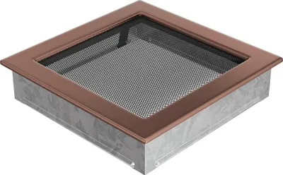 Zdjęcie produktu dla Kratka wentylacyjna kominkowa 22x22 miedź galwaniczna