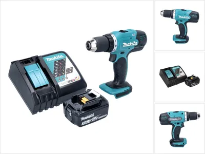 Produktbild von Makita DDF 453 RF1 Akku Bohrschrauber 18 V 42 Nm + 1x Akku 3,0 Ah + Ladegerät