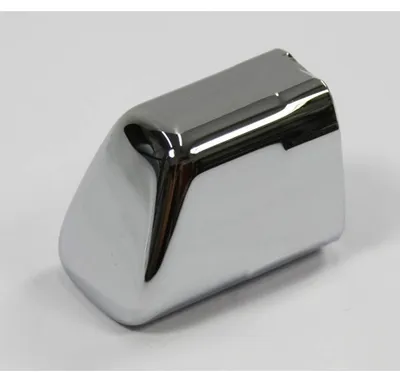 Image de Bouton-poussoir pour levier de frein à main, chromé, référence Skoda 5F0711333A2ZZ