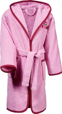 Produktbild von Erwin Müller Kinder-Bademantel mit Kapuze rosa 110 / 116
