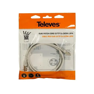Immagine prodotto di Cavo patch SFTP Cat 6A LSFH 3m RJ45, schermato, grigio