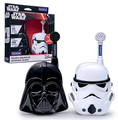 Produktbild von Star Wars, 3D Walkie-Talkies 500m Reichweite, Schwarz Weiß