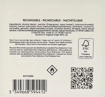 Immagine prodotto di Paco Rabanne Eau de Parfum 30ml