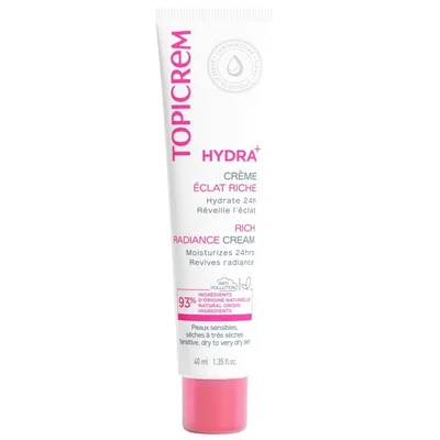 Zdjęcie produktu dla Topicrem Hydra+ Ultranawilajcy krem rozwietlajcy do twarzy, 40ml