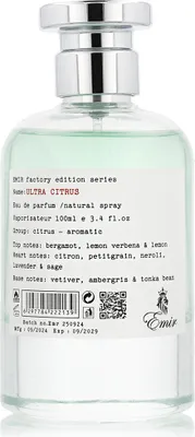 Image de Emir Ultra Citrus Factory Edition eau de parfum unisexe 100 ml