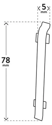 Zdjęcie produktu dla Łącznik VIGO 80 Biały, 5905167826591