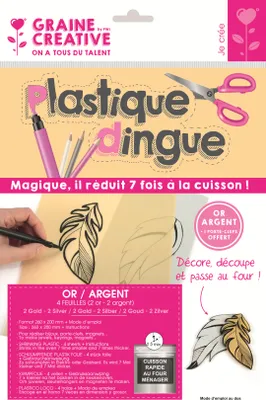 Immagine prodotto di Graine Creative GC Pellicola termoretraibile A4 oro argento 4 fogli