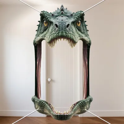 Immagine prodotto di Solidchoice - Decorazione a tema dinosauri per feste, dimensioni 180 x 200 cm
