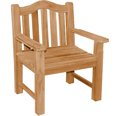 Produktbild von Teako Design Gartensessel Catania XXL Teakholz Massiv Wetterfest